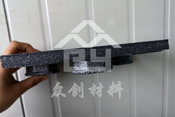 浙江衆創材料(liao)蘑菇頭地暖模塊(kuai)斷面圖