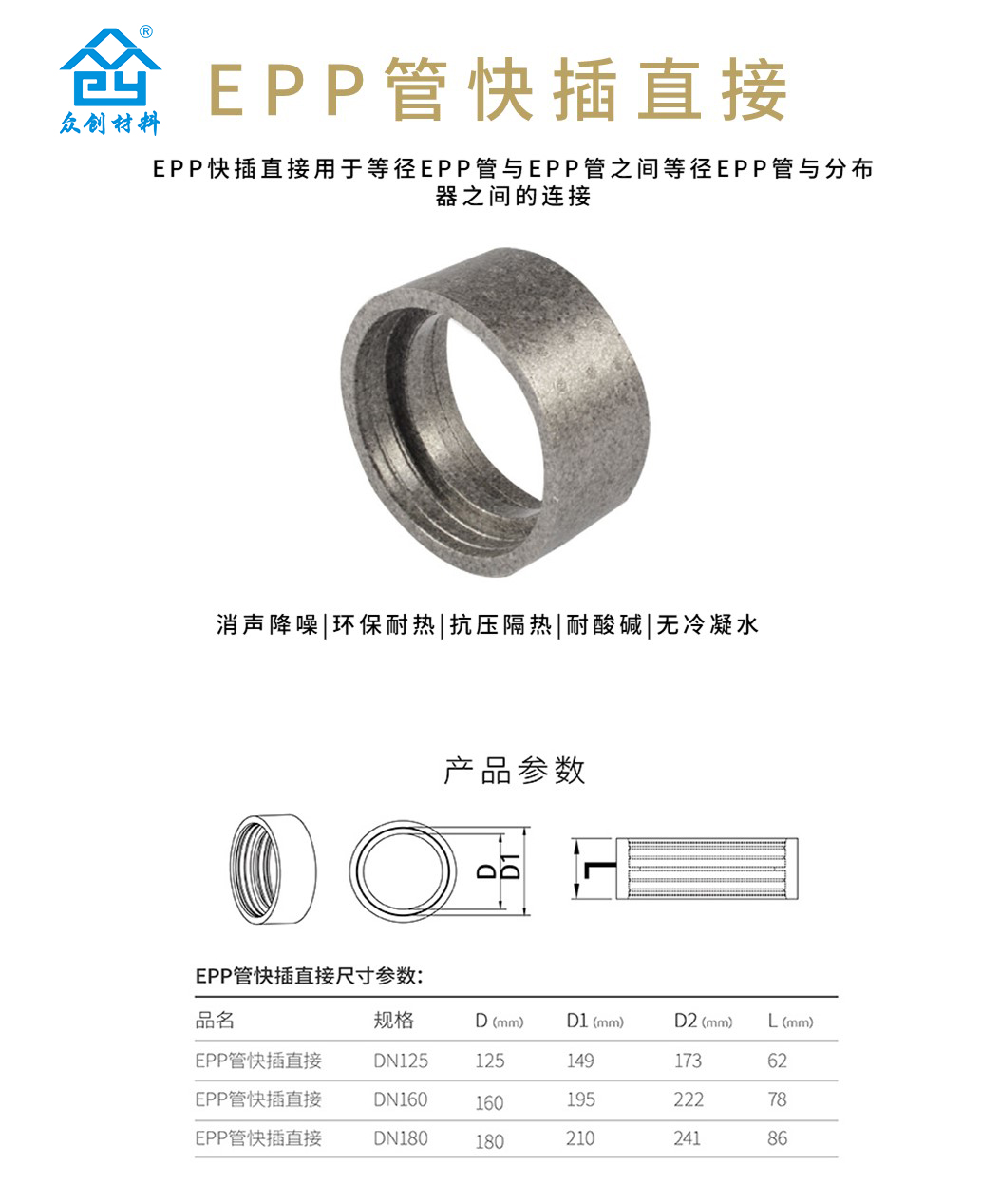 EPP管(guǎn)快插直接